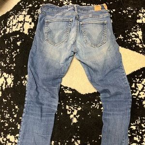 Hollister skinny jeans, 3R, faded, Hollister tag ripped on the back